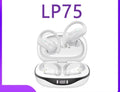 Lenovo LP75 TWS Bluetooth V5.3, Fones de Ouvido Sem Fios com LED, Redução de Ruído e À Prova d'Água