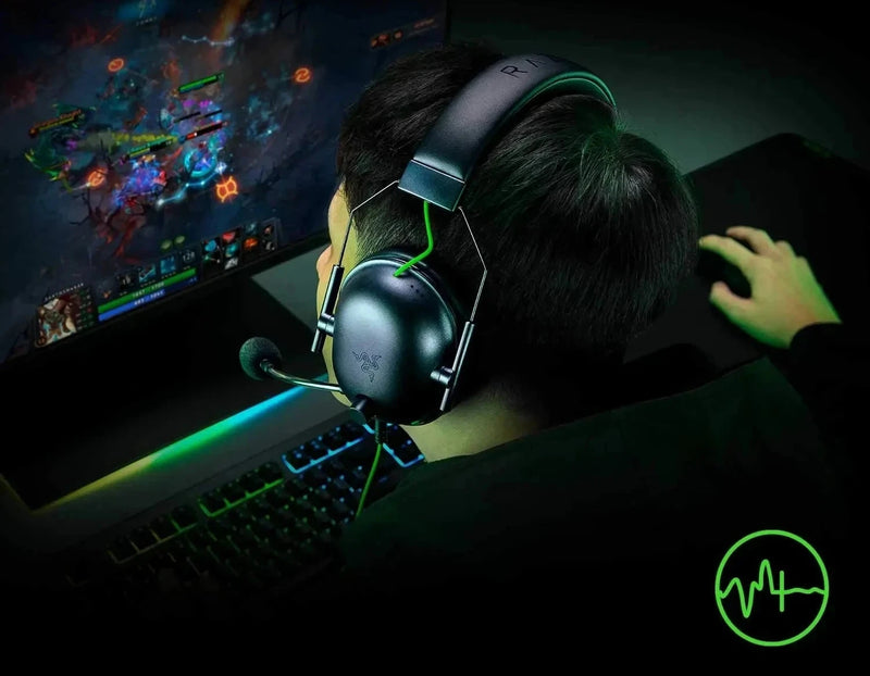 Razer BlackShark V2 X Headset Gamer com Cancelamento de Ruído, Som Surround 7.1 e Microfone Cardioide HyperClear