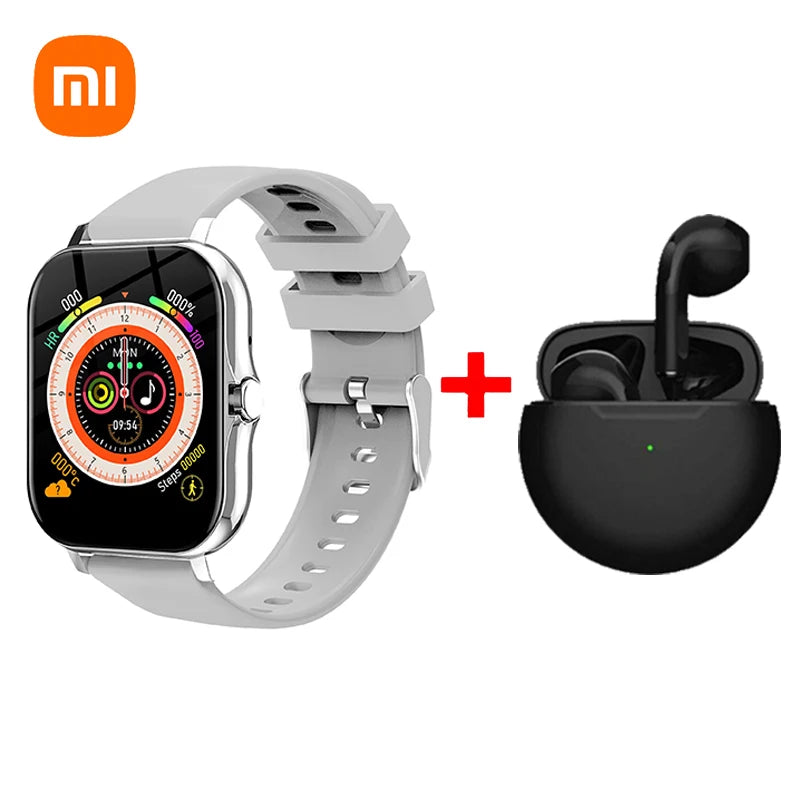 Xiaomi Smartwatch Unissex - Fitness, Monitor de Frequência Cardíaca, à Prova d'Água, Compatível com Android e iOS