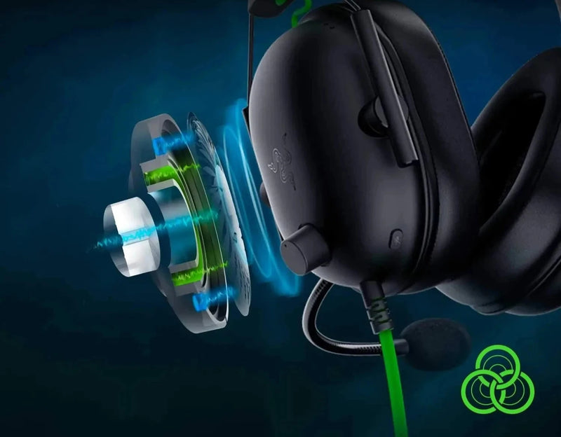 Razer BlackShark V2 X Headset Gamer com Cancelamento de Ruído, Som Surround 7.1 e Microfone Cardioide HyperClear